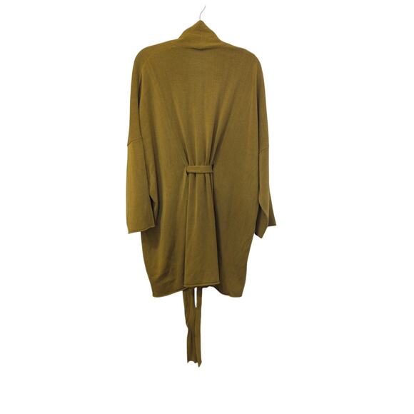 Bitte Kai Rand Green Open Cardigan Tunic with Wrap-Around Tie - Picture 3 of 3